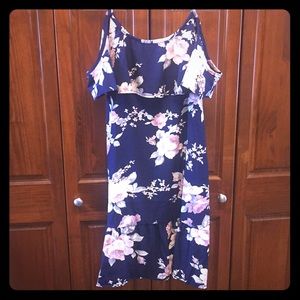 Off the shoulder boutique dress.